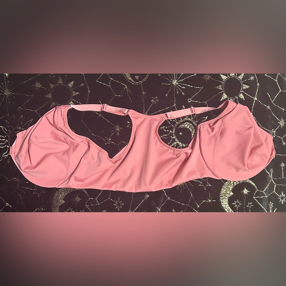Glamorise Soft Pink Racerback Bra - Picture 5 of 6